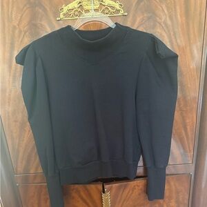 AG Adriano Goldschmied Black Long Sleeve Sweatshirt